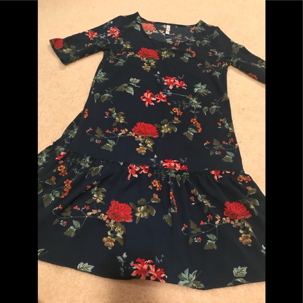 Xhilaration flora dress in xs